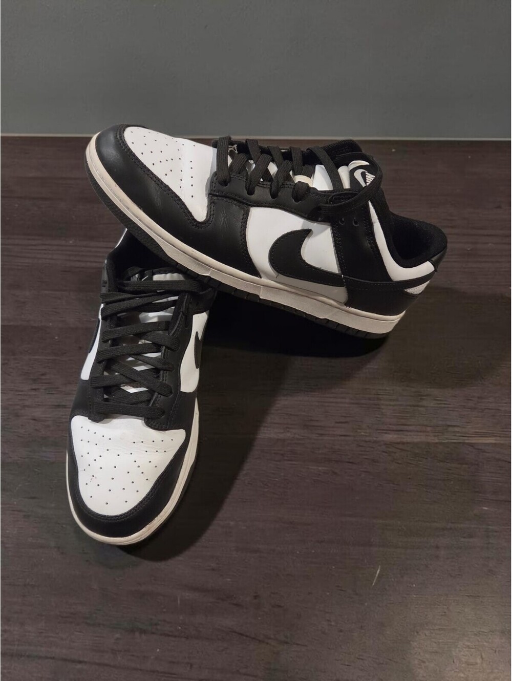Nike Dunk Low Panda DD1391-100 Mens 11 Womens 12.5 Black White
